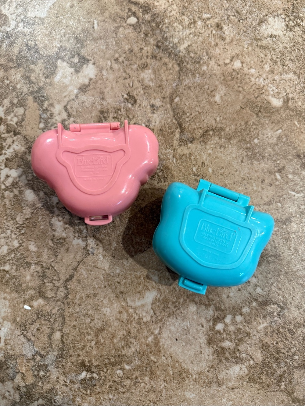 90s Bluebird Mattel Polly Pocket Cuddly Kitty & Koala Picnic compacts Vintage - Picture 2 of 4